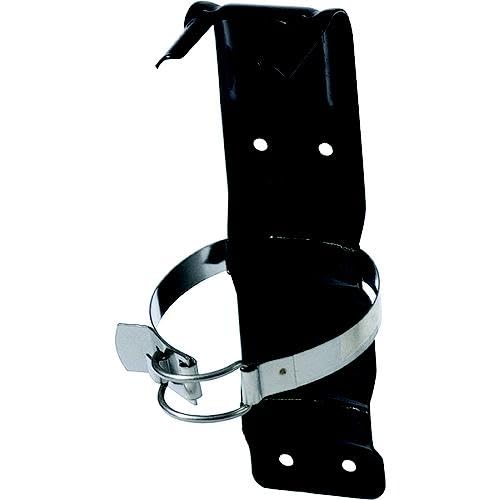 Black Steel Wall Mount Fire Extinguisher Mounting Bracket 2 Count C177677