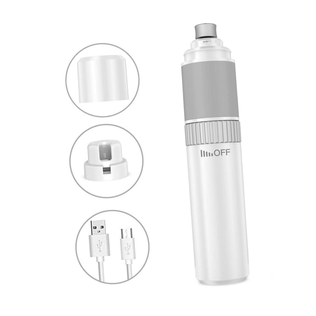 White Electric Pet Nail Grinder D537240