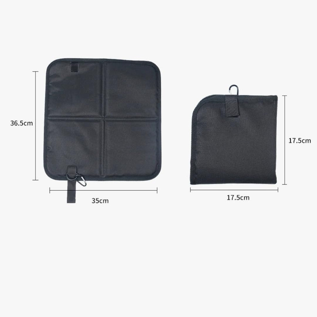 2 Pcs Waterproof Oxford Cloth Folding Seat Mat C307327