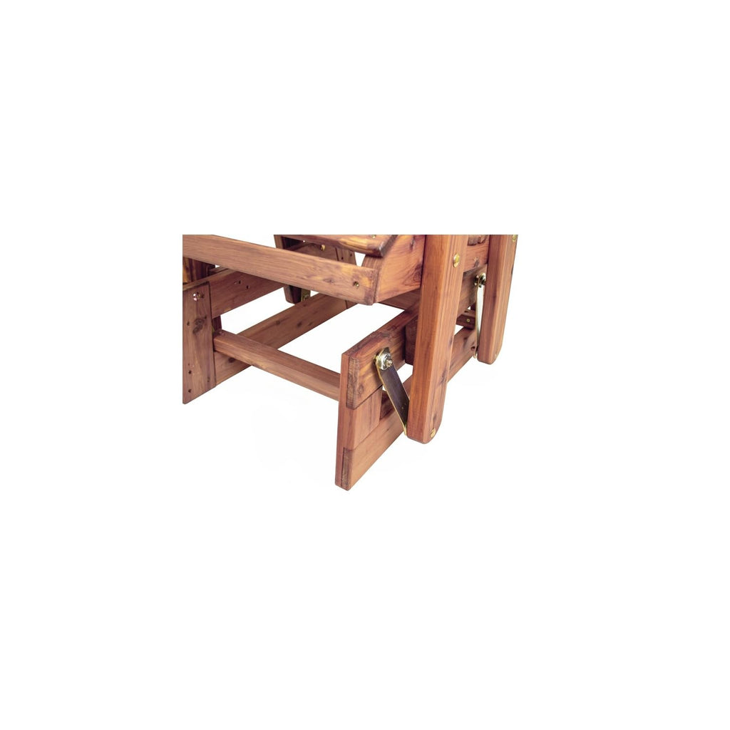 Cedar Fan-Back Outdoor Rocker W920376
