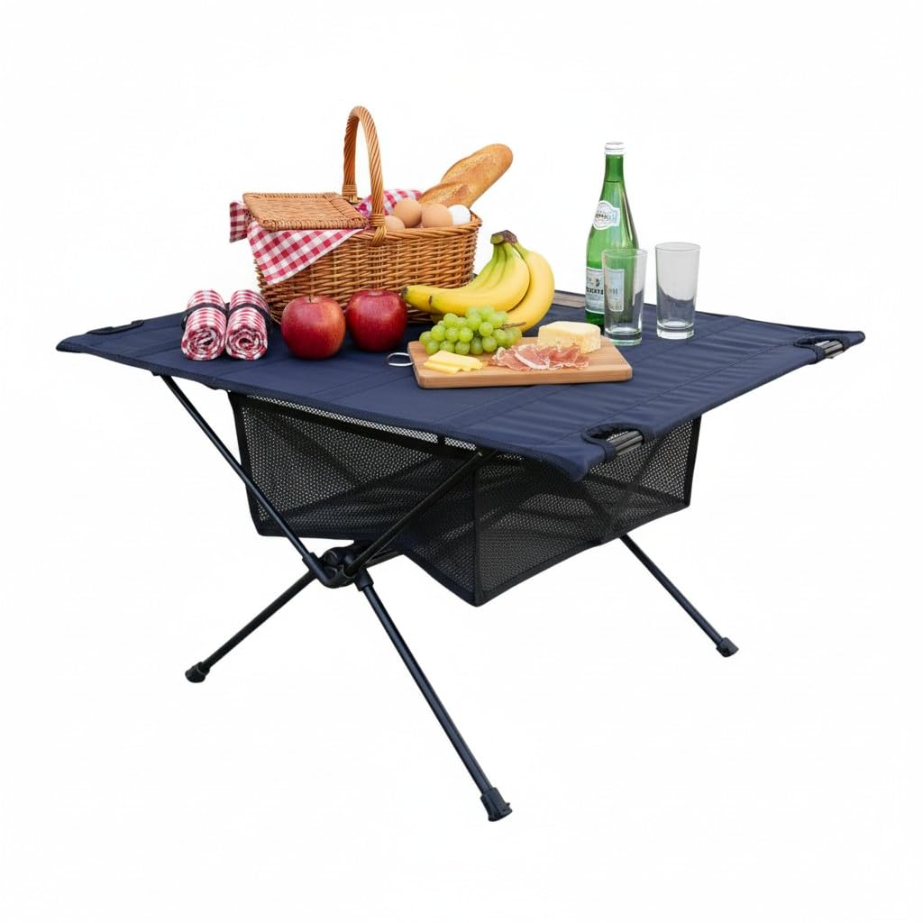 Ultralight Foldable Camping Table with Mesh T823102
