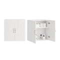 White Wall Storage Cabinet with Adjustable Shelf Z682