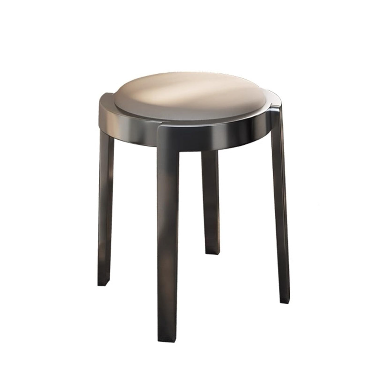 Round Stackable Stainless Steel Stools T54629