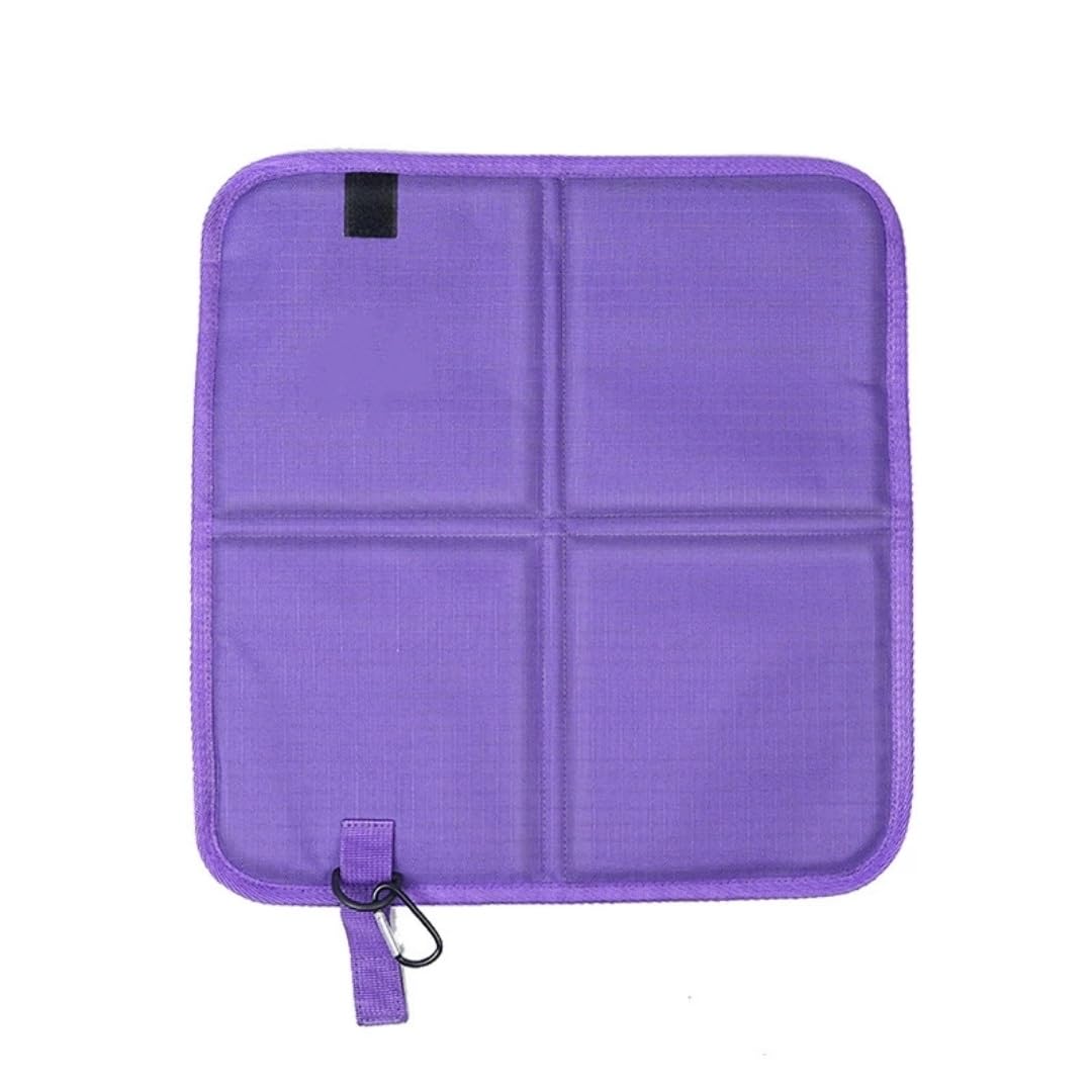 2 Pcs Waterproof Oxford Cloth Folding Seat Mat C307327
