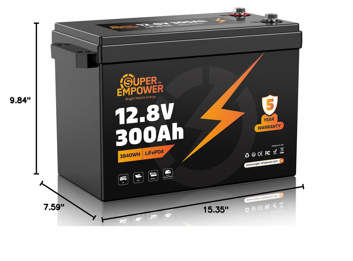 12V 300Ah LiFePO4 Lithium Battery Q1929