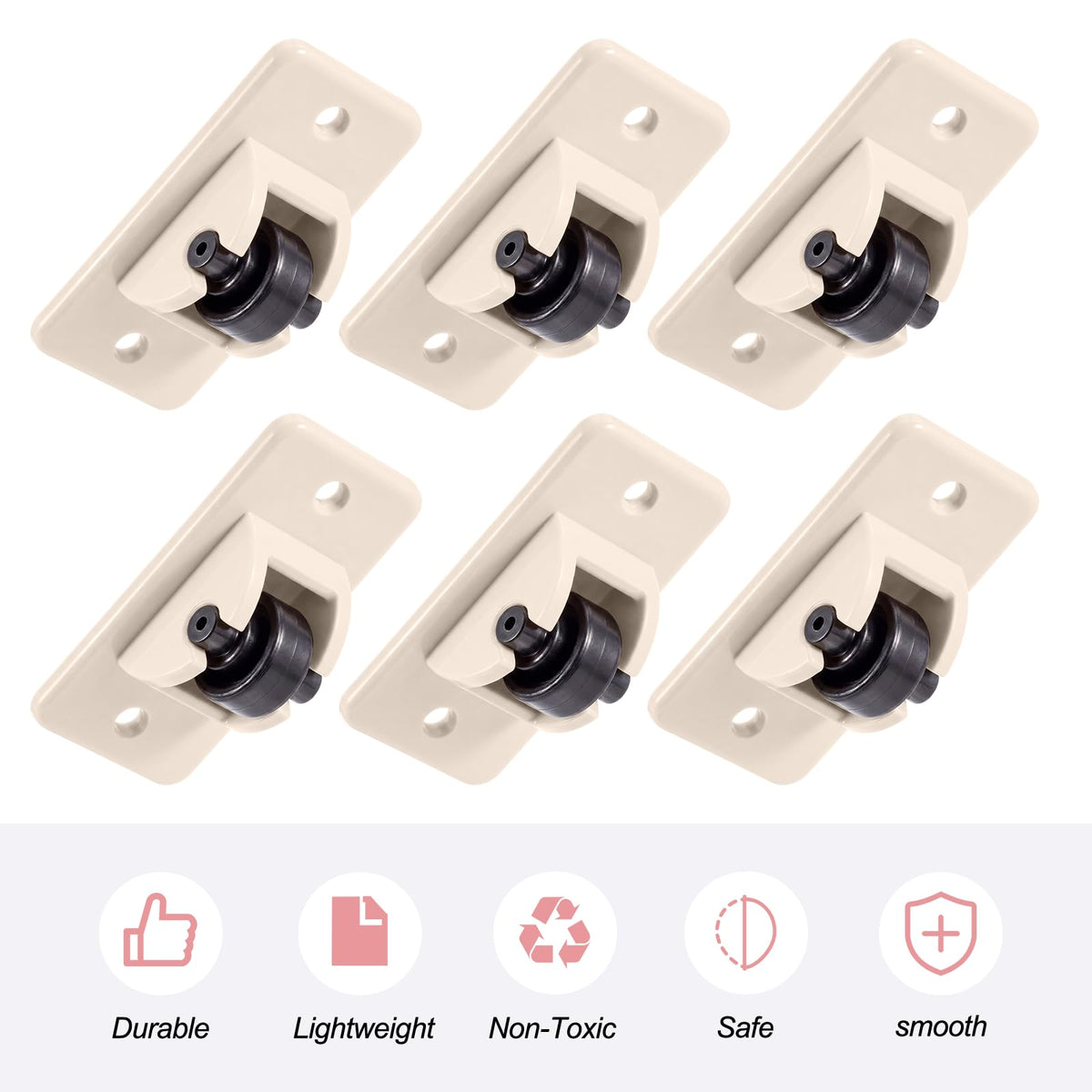 24 Pack Self Adhesive Mini Casters I532