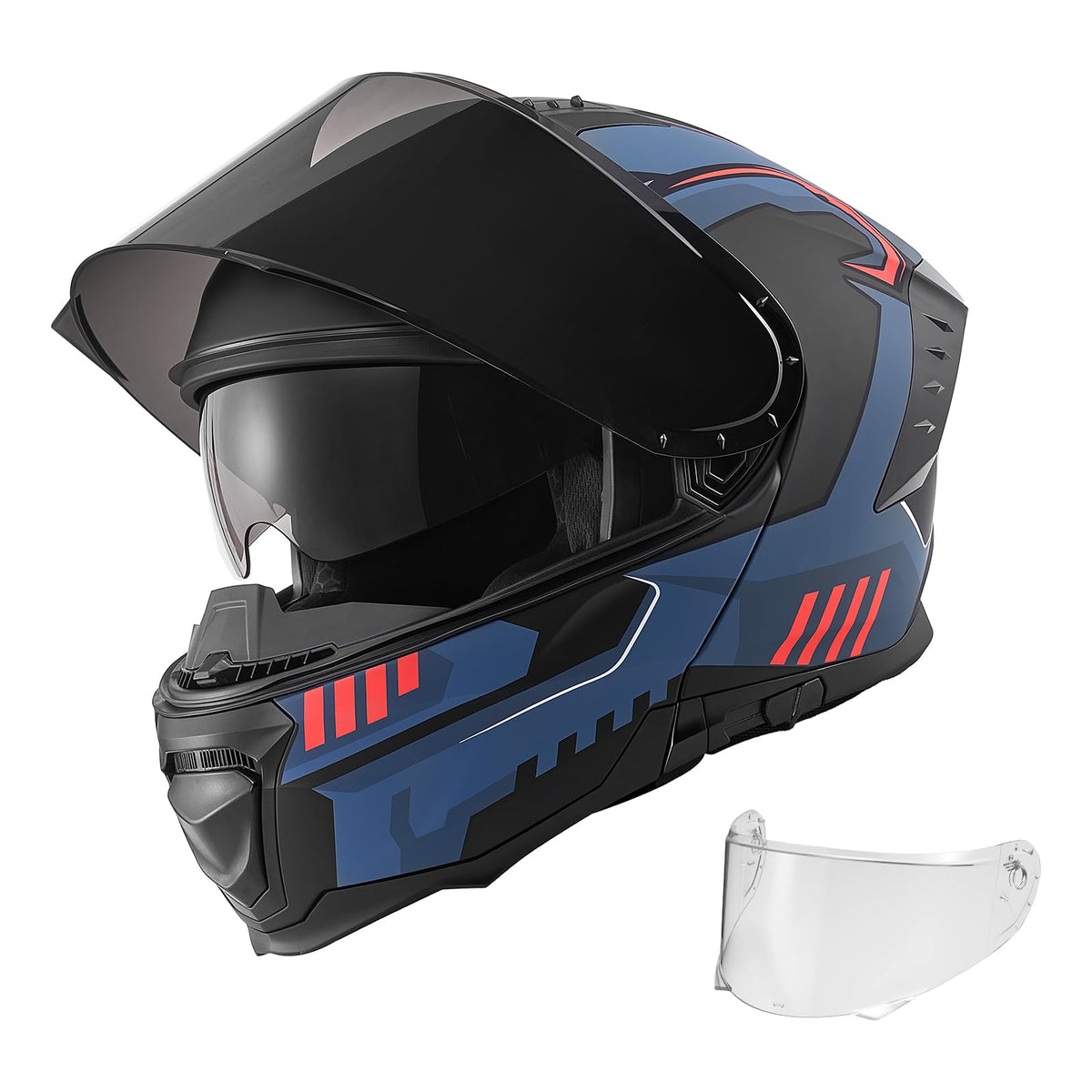 DOT Approved Adult Motocross Helmet with Clear Visor Q808012