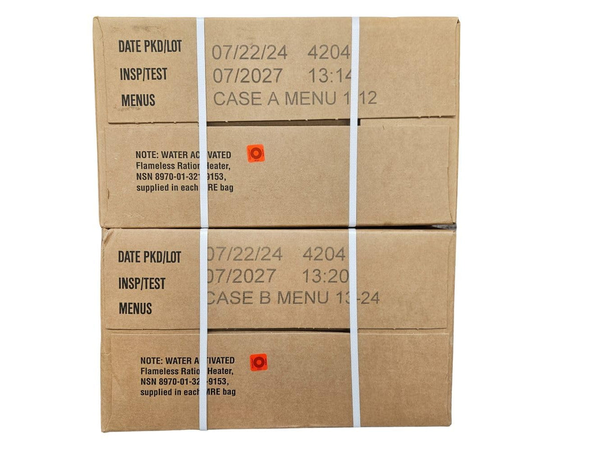 Case of 12 MREs Ready to Eat Meal 12 Packs X26754