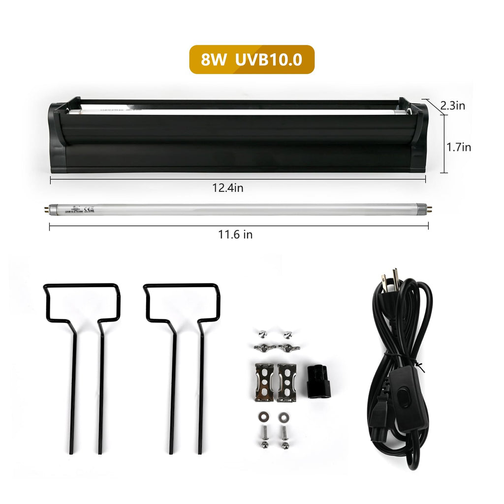 8W T5 UVB Lighting Combo Kit Q197058