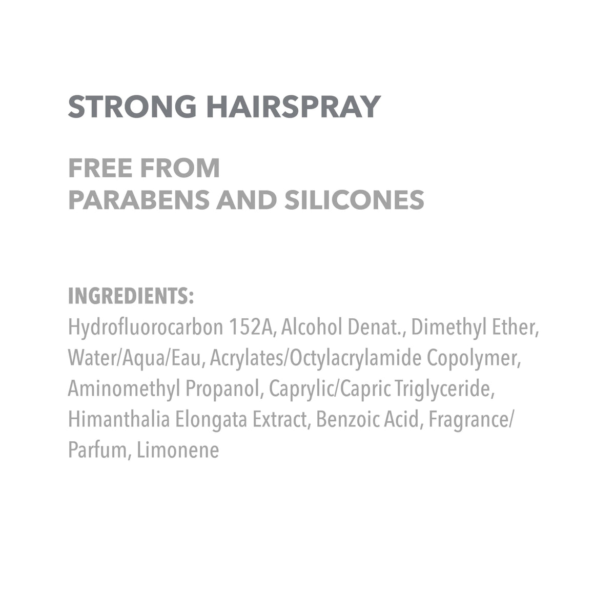 Strong Hairspray 8.1oz U853340