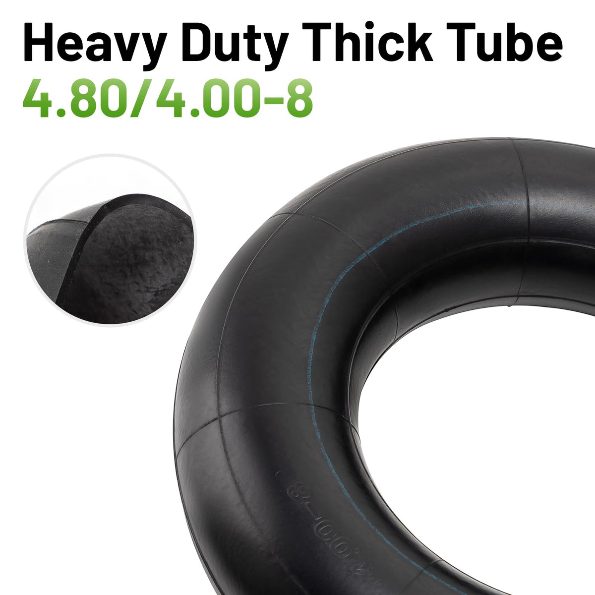 4.80/4.00-8 Replacement Tire Inner Tube with TR87 Angled Valve Pack of 2 U93986