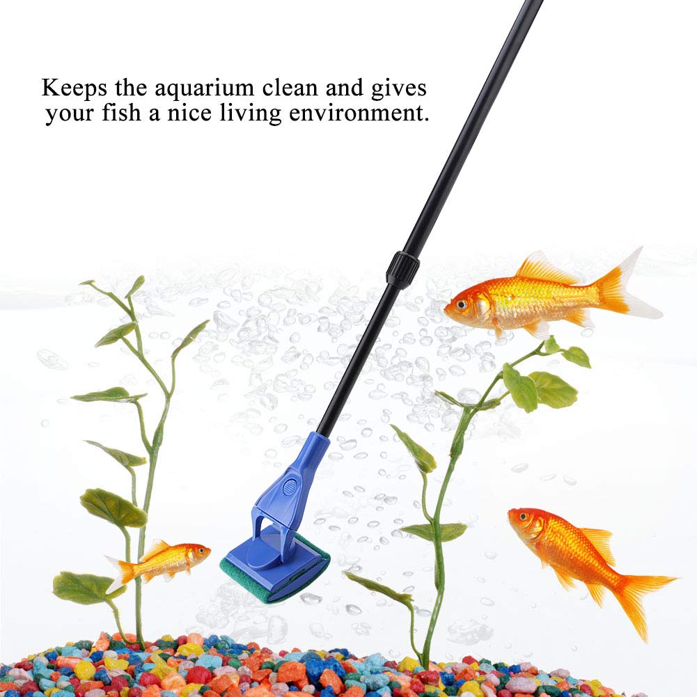 5 in 1 Retractable Aquarium Cleaning Kit with Extendable Handle I5589
