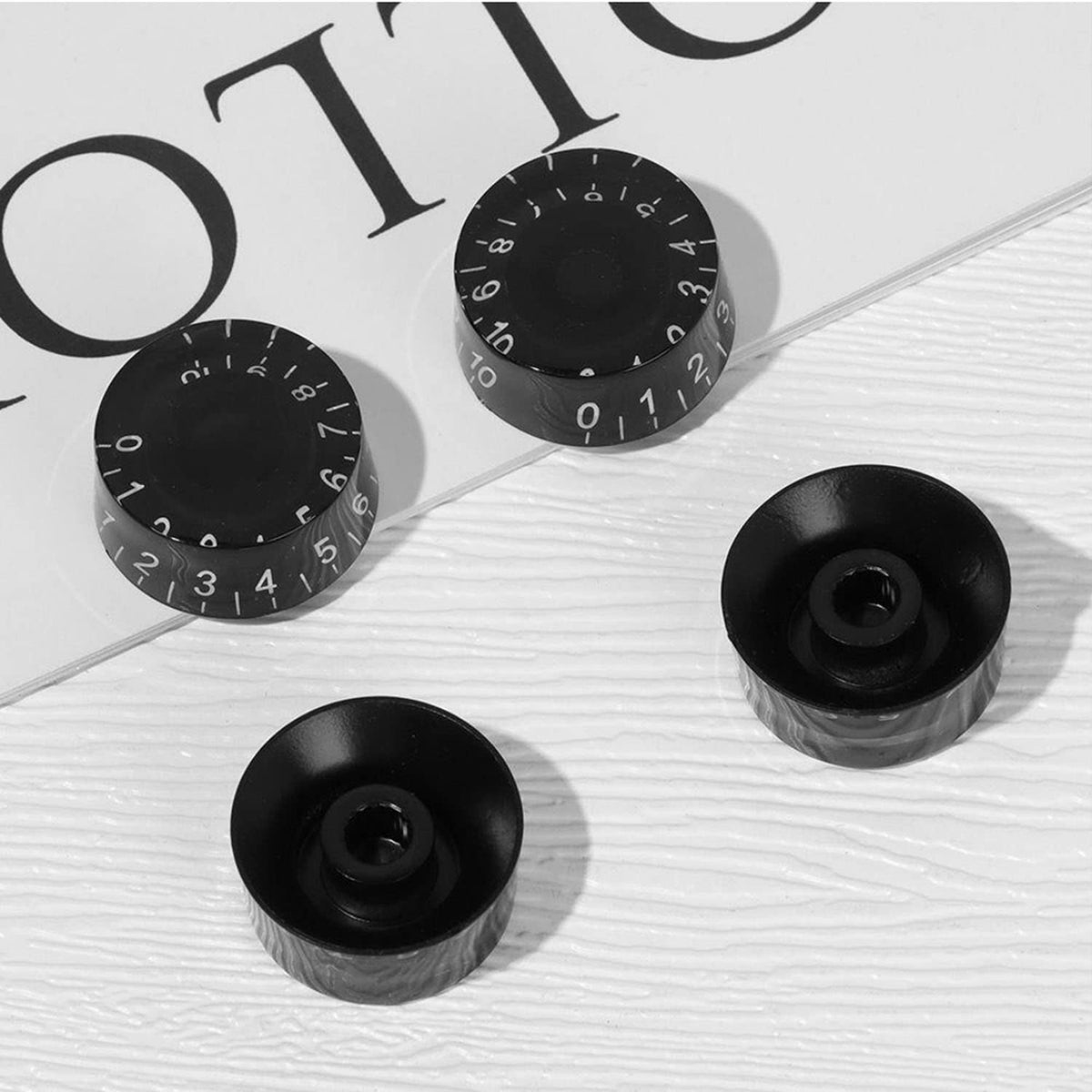 Black Electric Guitar Knobs V1568