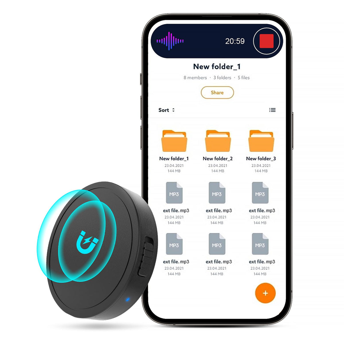 Magnetic Voice Activated Recorder C82869