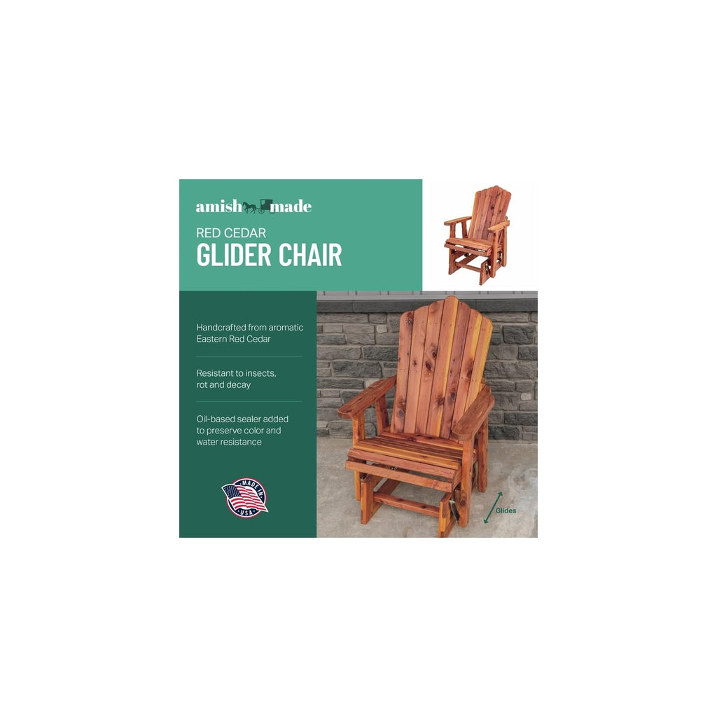Cedar Fan-Back Outdoor Rocker W920376