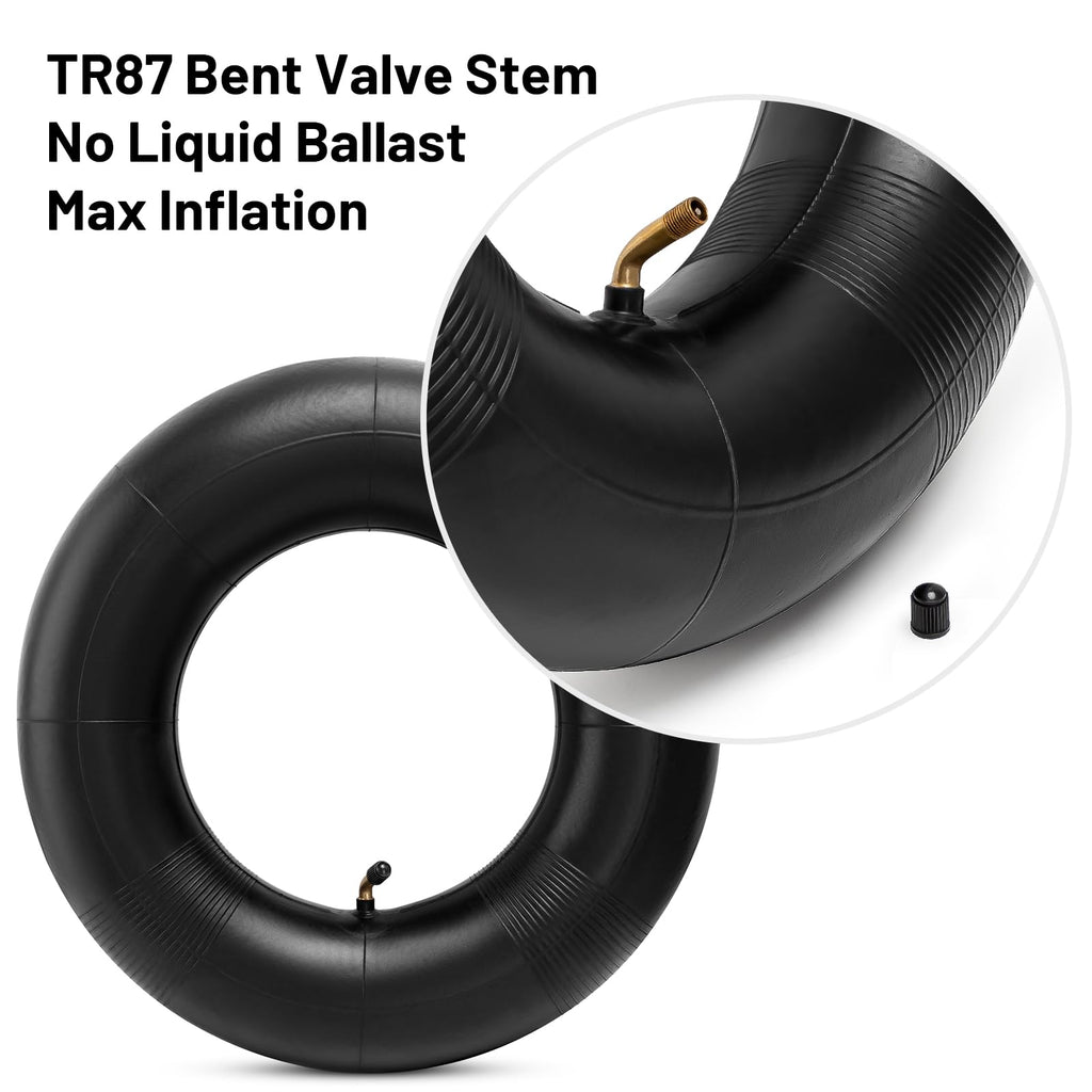 4.80/4.00-8 Replacement Tire Inner Tube with TR87 Angled Valve Pack of 2 U93986