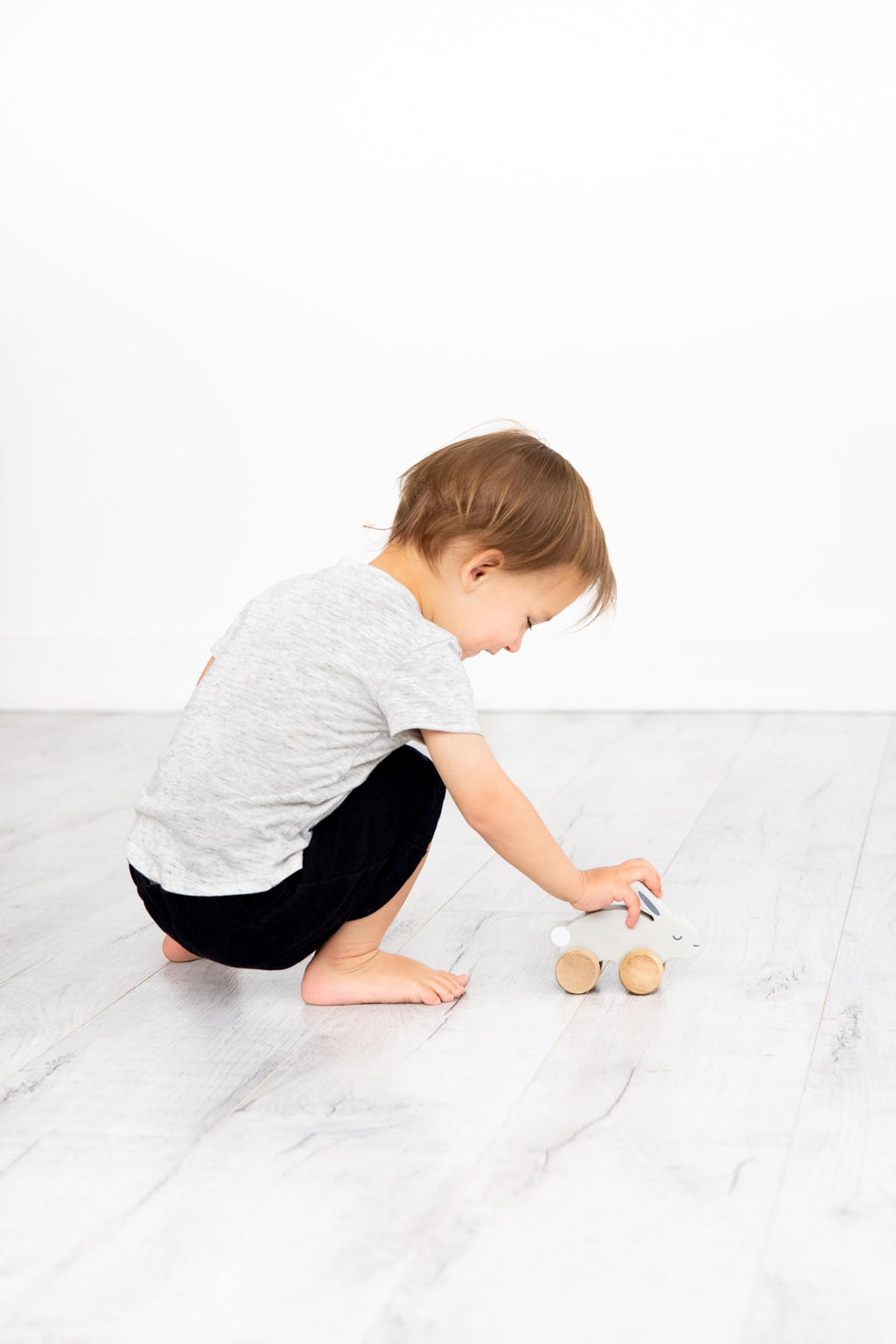 Wooden Bunny Pull Along Toy C7883
