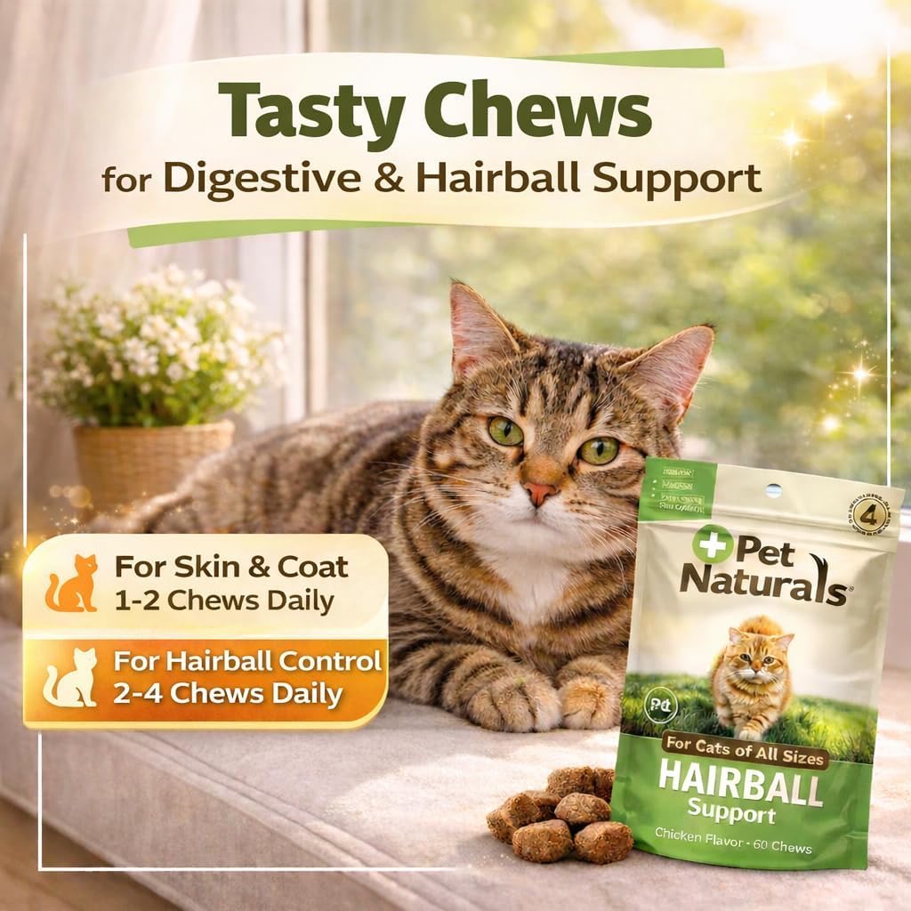 Chicken Liver Hairball Relief Soft Chews for Cats 30 Count U3545