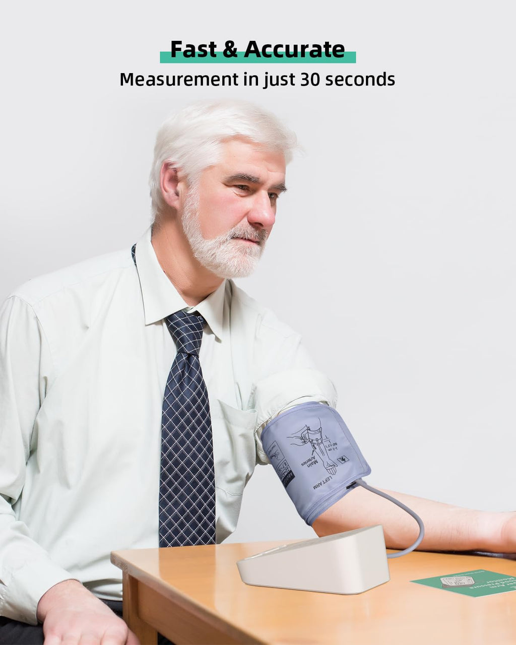 FDA Cleared Blood Pressure Monitor Large LCD Display H15647