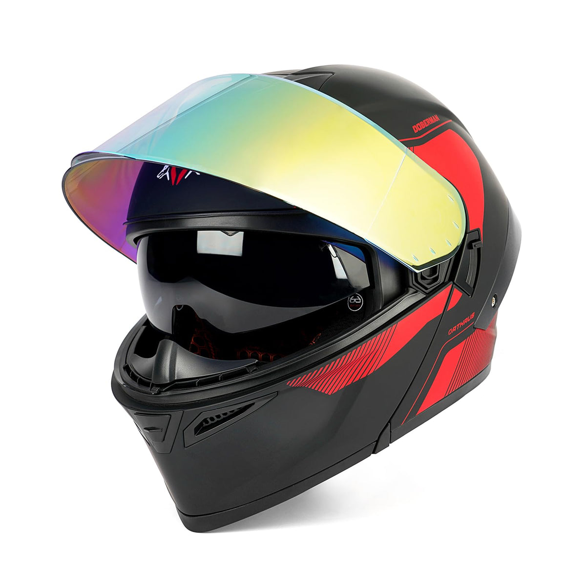 Modular Motorcycle Helmet with LED Lights P2503