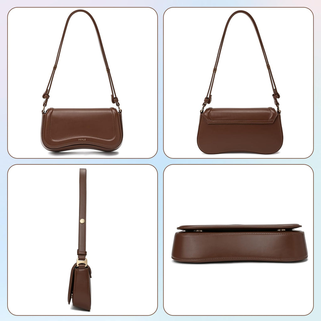 Waterproof Leather Small Shoulder Bag B5884