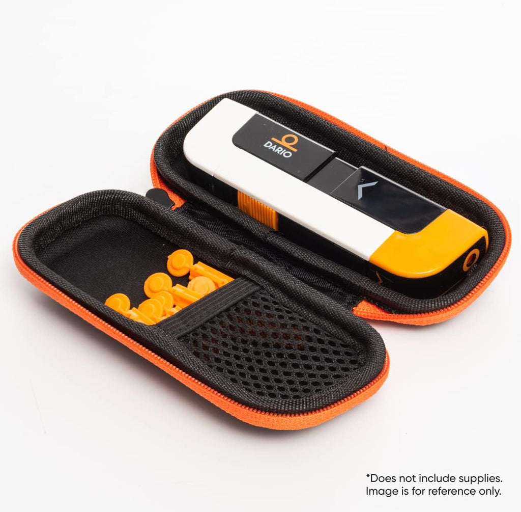 Smart Glucose Monitor Kit with Travel Case, Glucometer, 125 Test Strips, 110 Lancets O526363