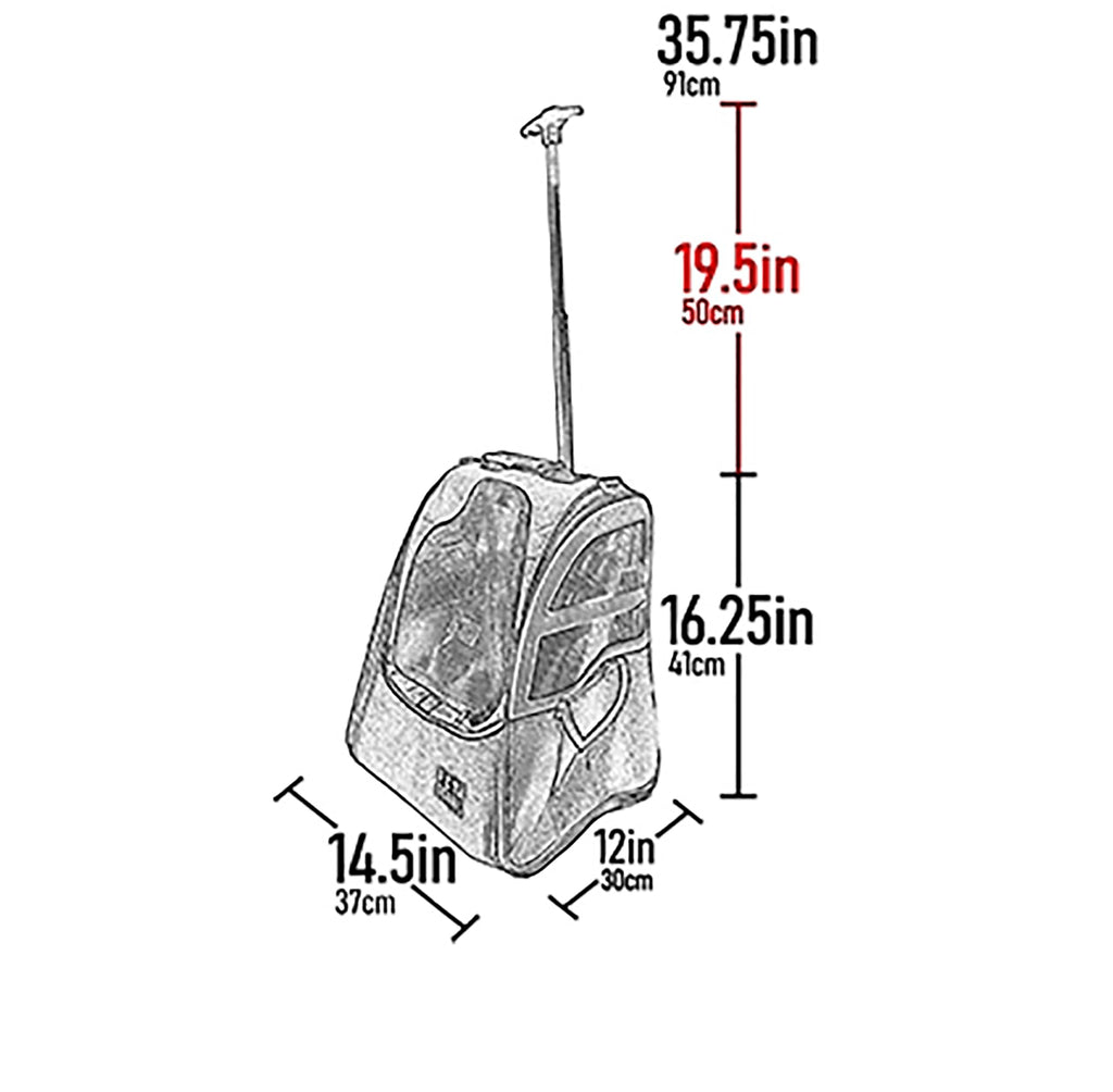 Large Pink Pet Backpack D1993