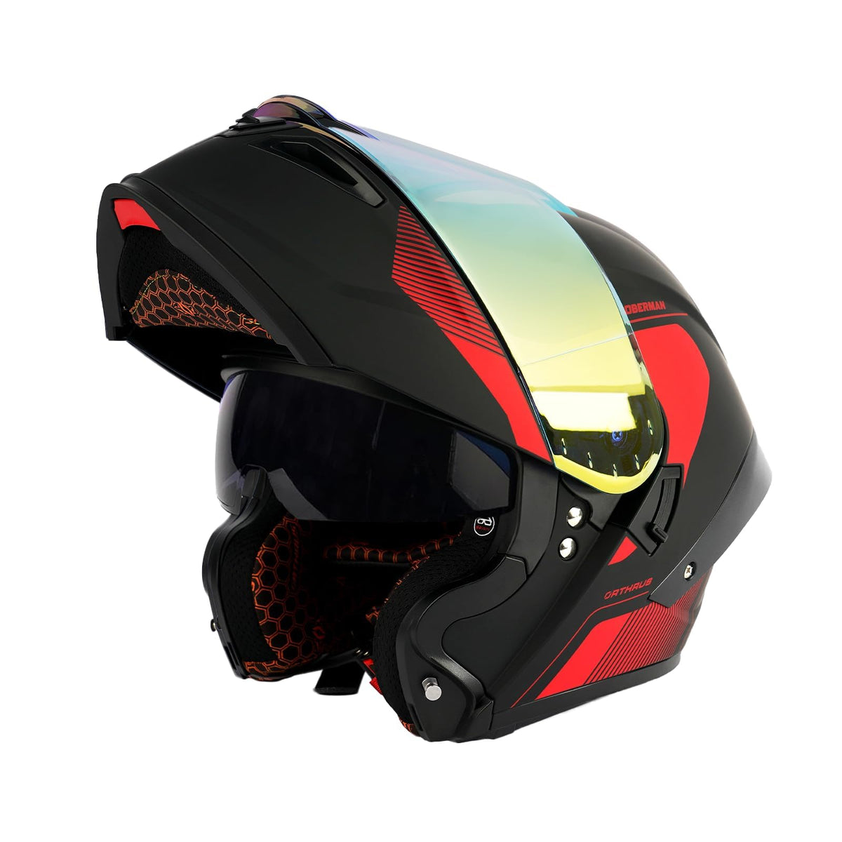 Modular Motorcycle Helmet with LED Lights P2503