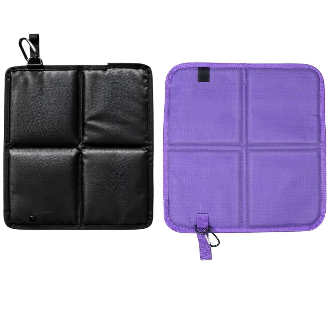2 Pcs Waterproof Oxford Cloth Folding Seat Mat C307327