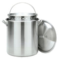 120-qt Aluminum Boiler with Riveted Handles and Boiling Basket K594706