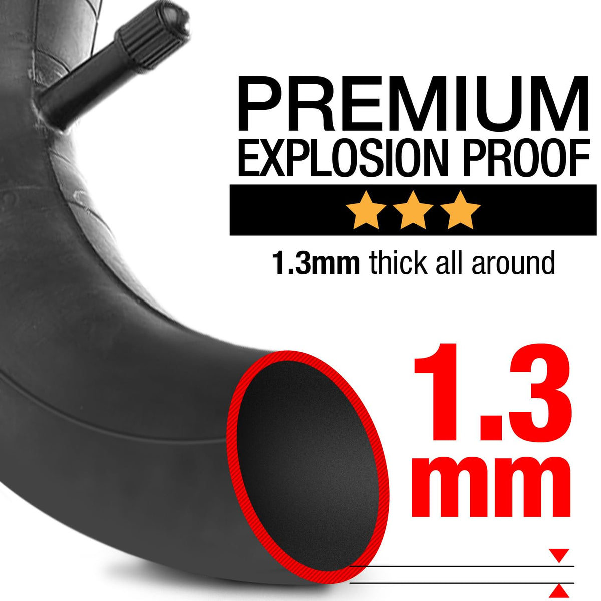 15x6.00-6" Inner Tubes, 2 Pack with TR-13 Straight Valve Stem J769
