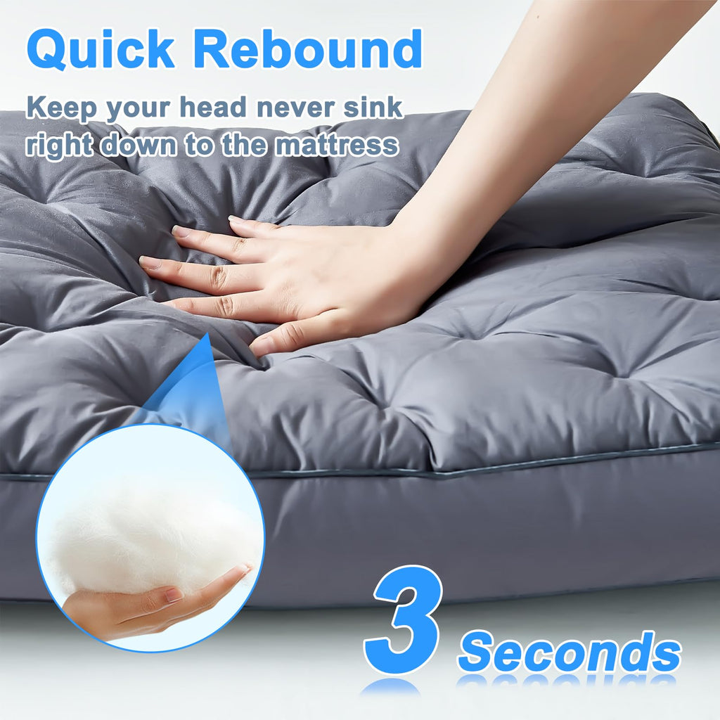 King Size Set of 2 Cotton Bed Pillow I331