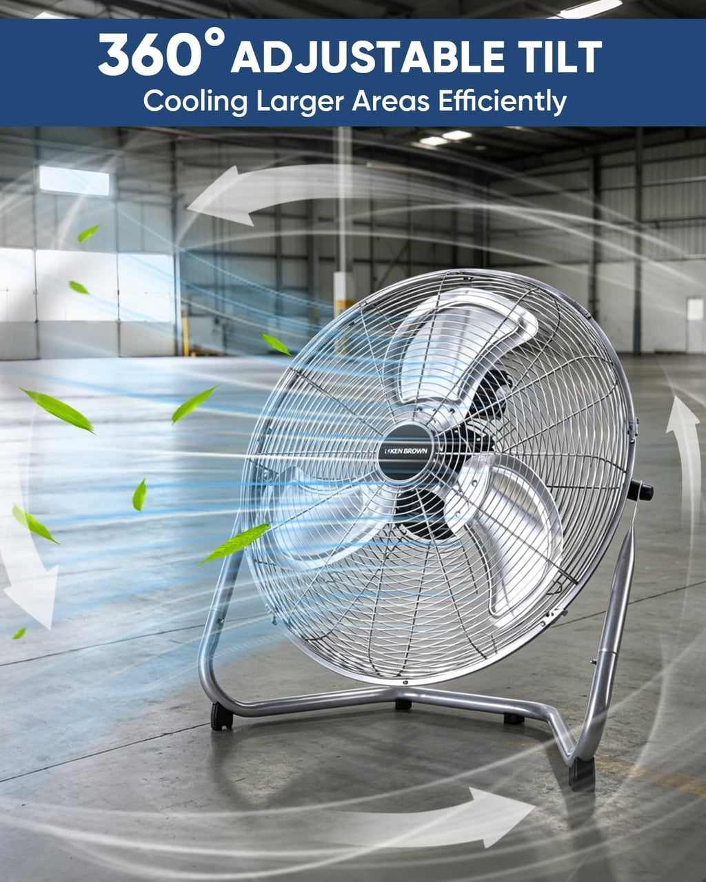 20 Inch 3 Speeds High Velocity Box Fan J802