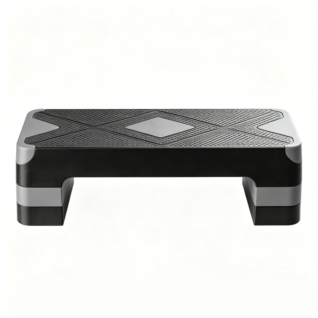 28-Inch Height Adjustable Aerobic Step Platform with 4 Risers W8436