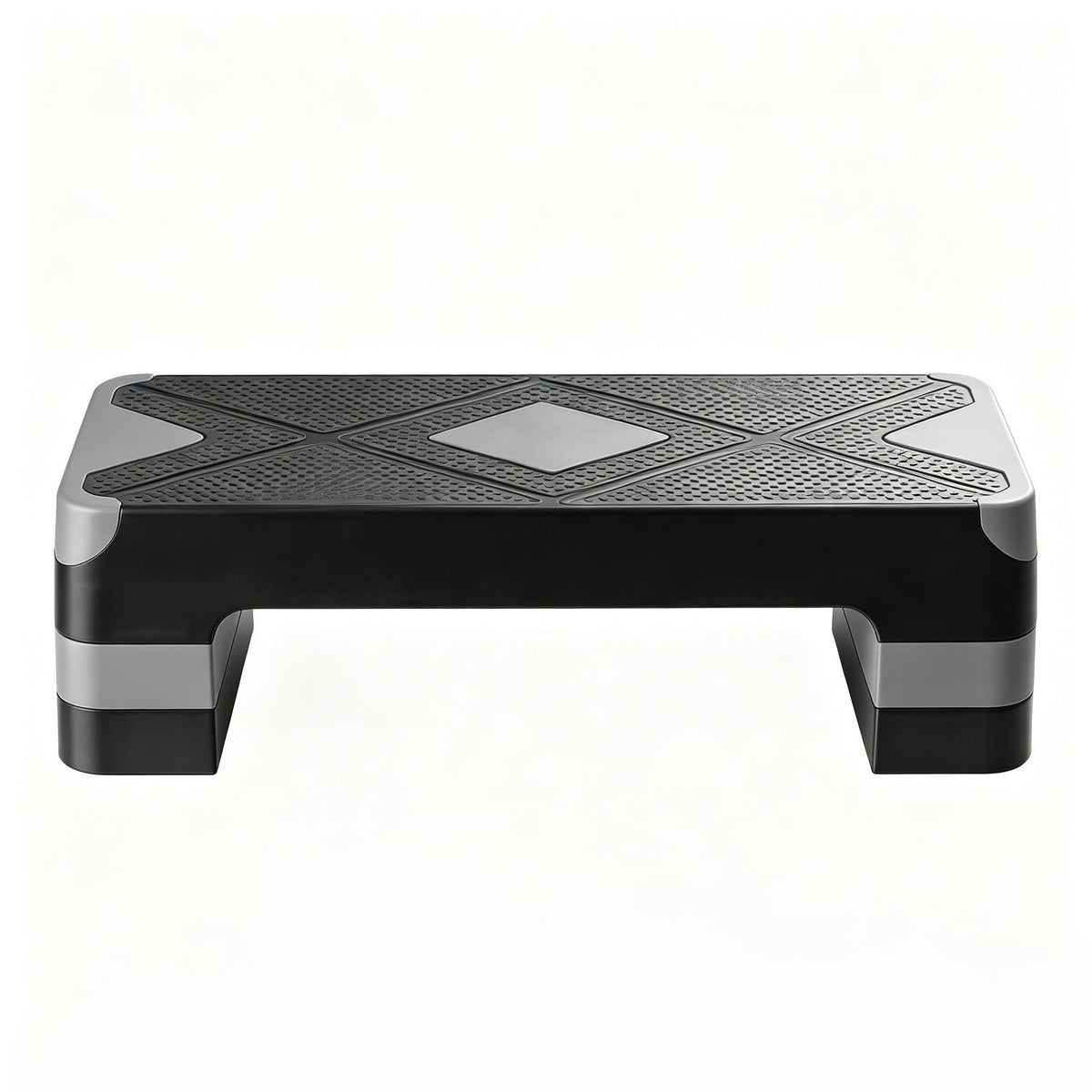 28-Inch Height Adjustable Aerobic Step Platform with 4 Risers W8436