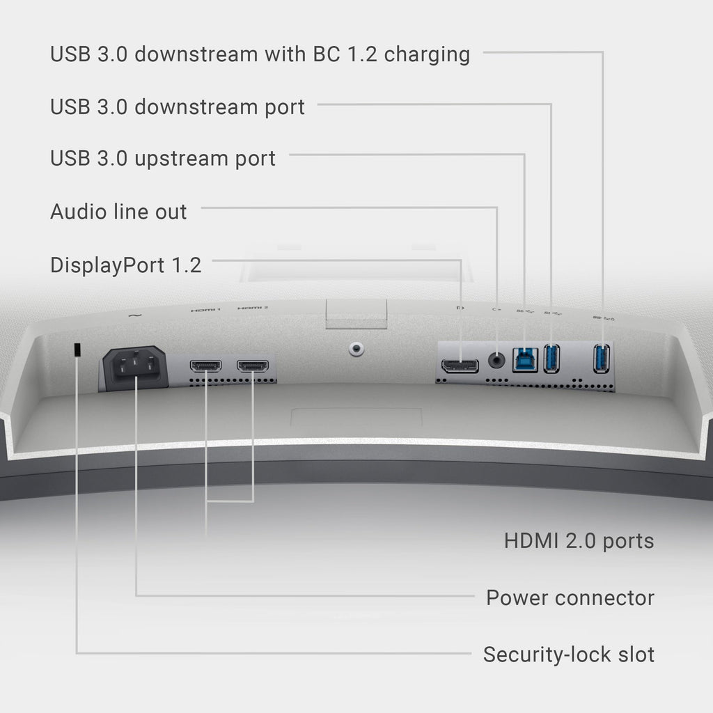 32 Inch Curved 4K UHD VA Monitor A43962