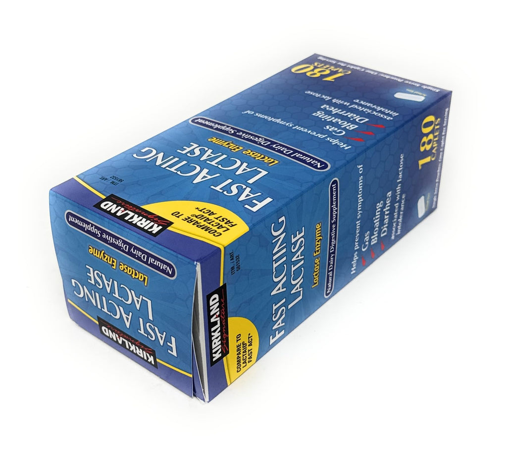Fast Acting Lactase 180 Caplets M441734