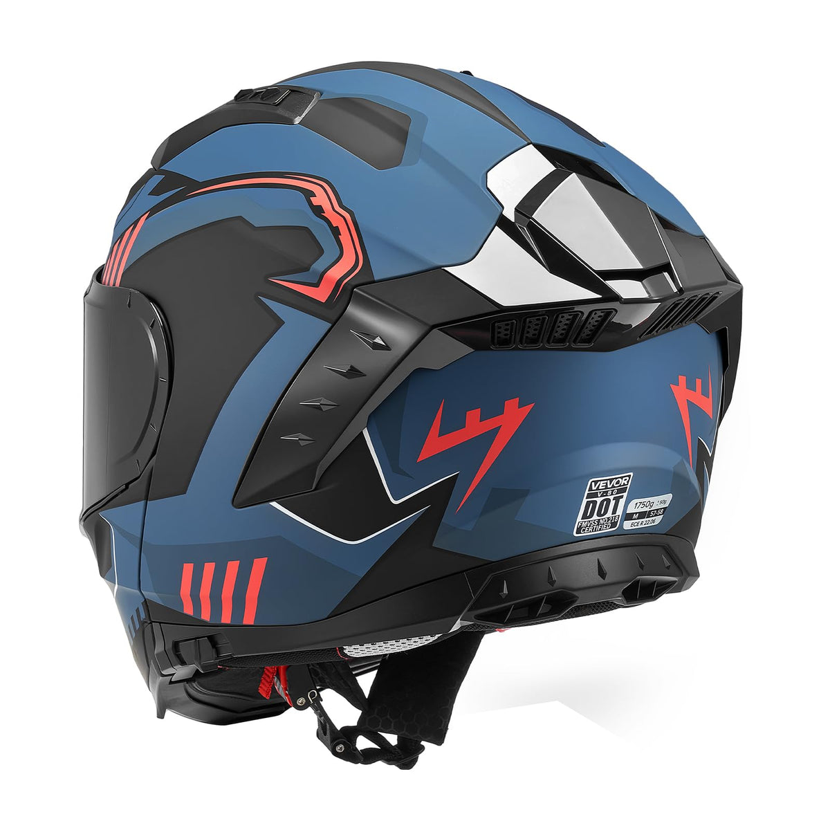DOT Approved Adult Motocross Helmet with Clear Visor Q808012