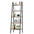 5-Tier Ladder Bookshelf with Metal Frame L950