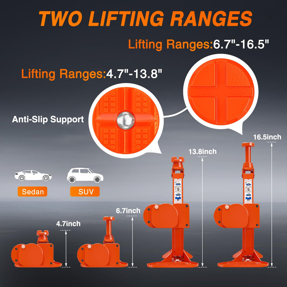 3 Ton 12V Electric Car Jack C150