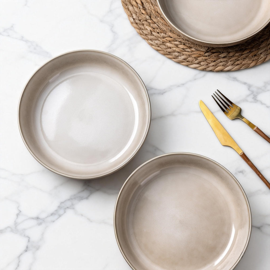 8.75'' 38oz Ceramic Pasta Bowls Set of 4 I245