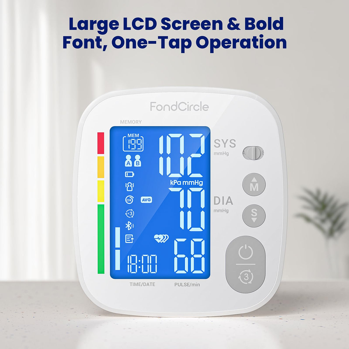 Digital Upper Arm Blood Pressure Monitor J2637