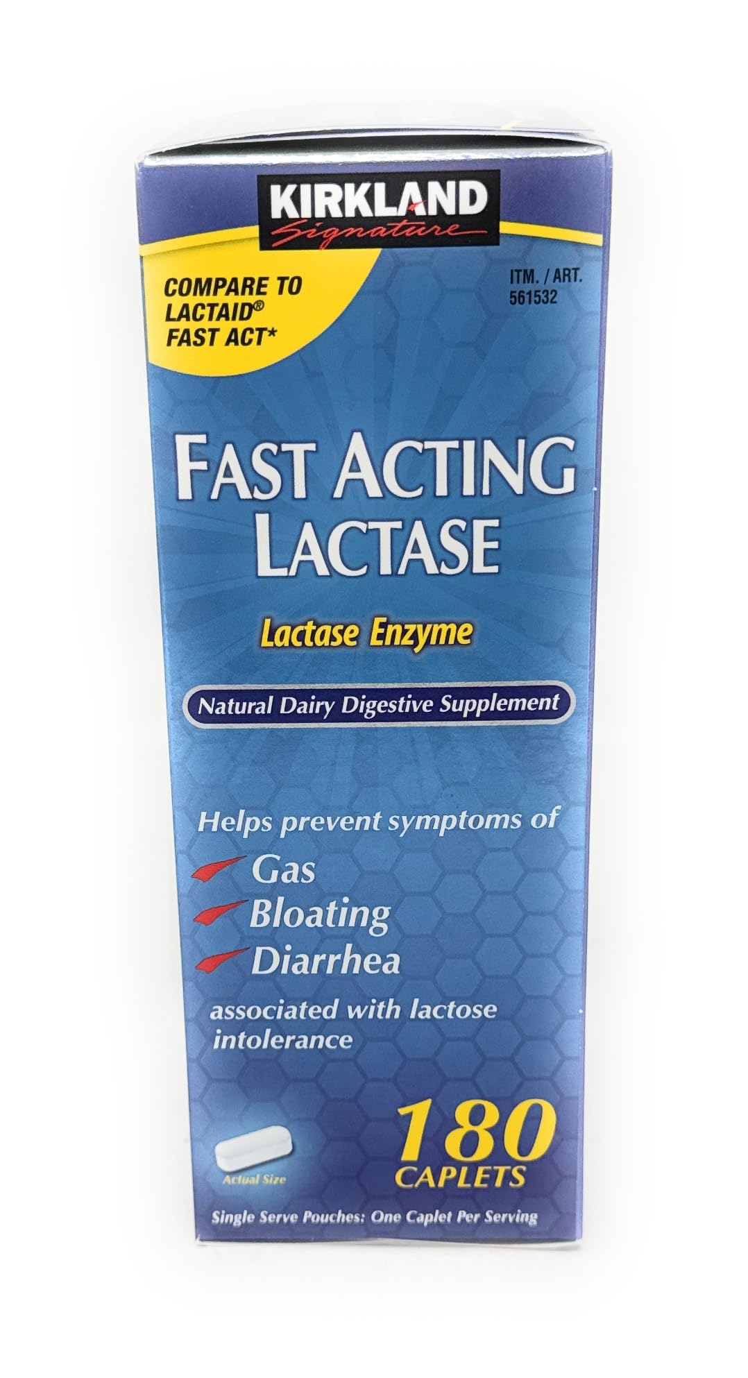 Fast Acting Lactase 180 Caplets M441734