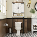 Over The Toilet Storage Cabinet with Adjustable Shelf, White N2310