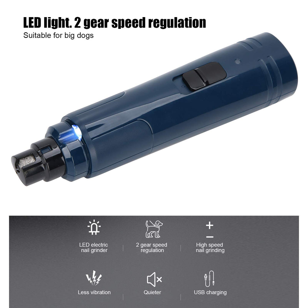 Rechargeable Portable LED Electric Dog Nail Grinder G447