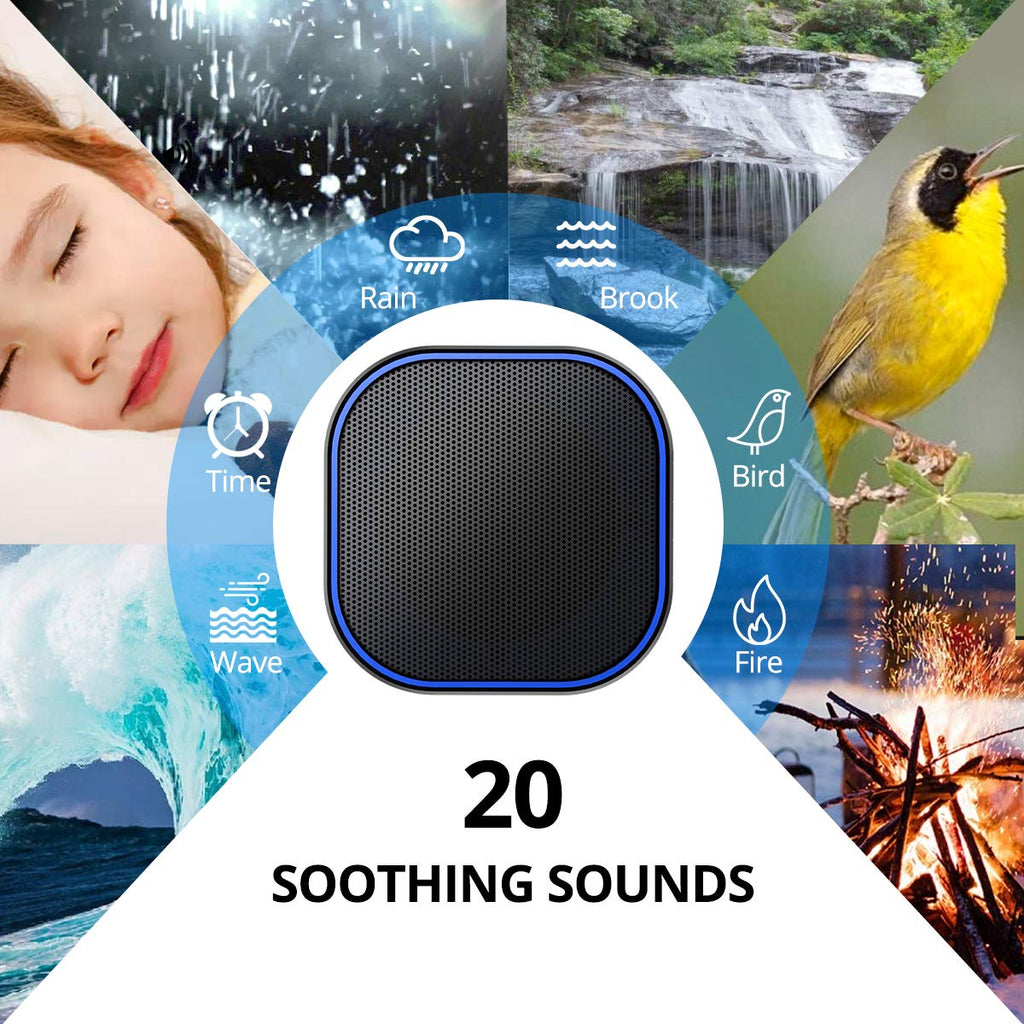White Noise Machine with 20 Non Looping Sounds L296028