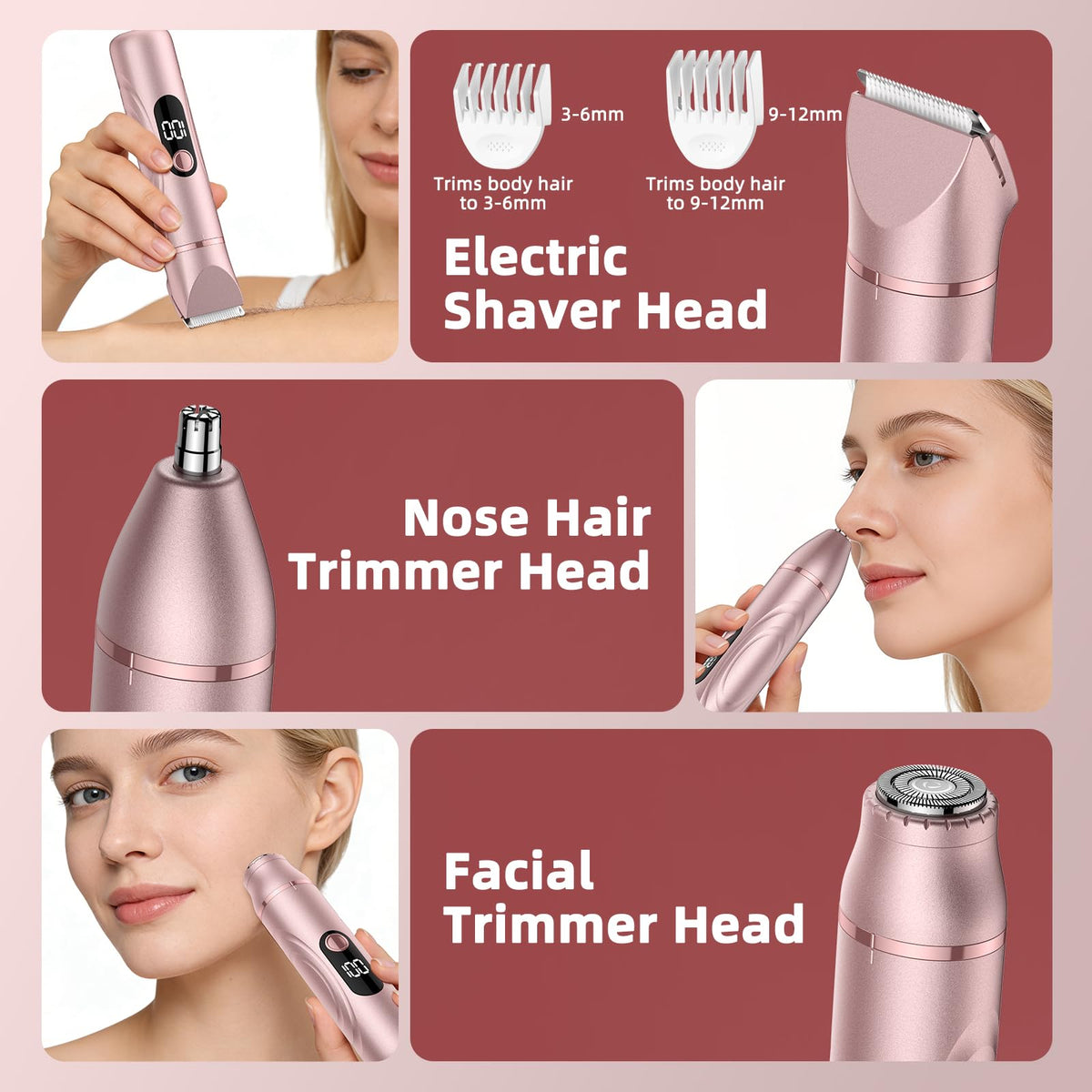 3-in-1 Bikini Trimmer D772