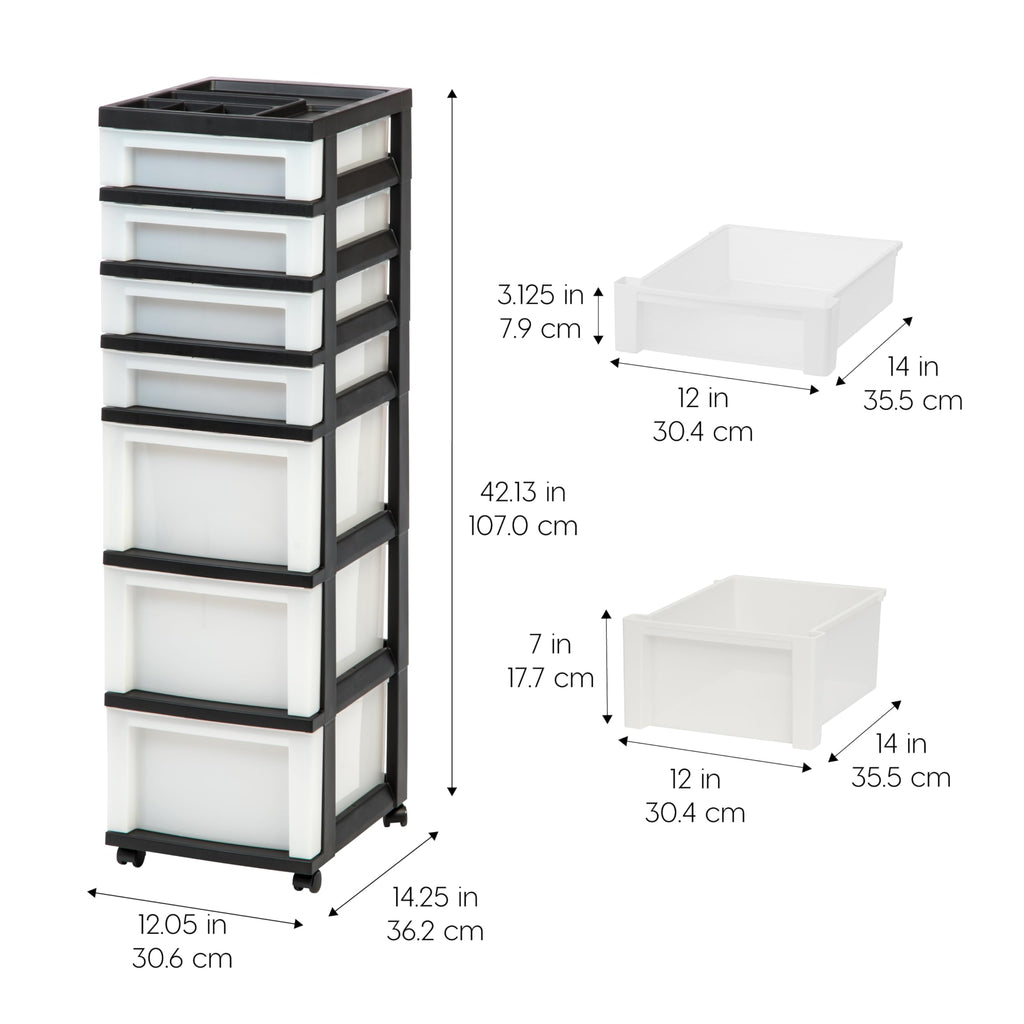 7 Drawer Rolling Storage Cart C443298