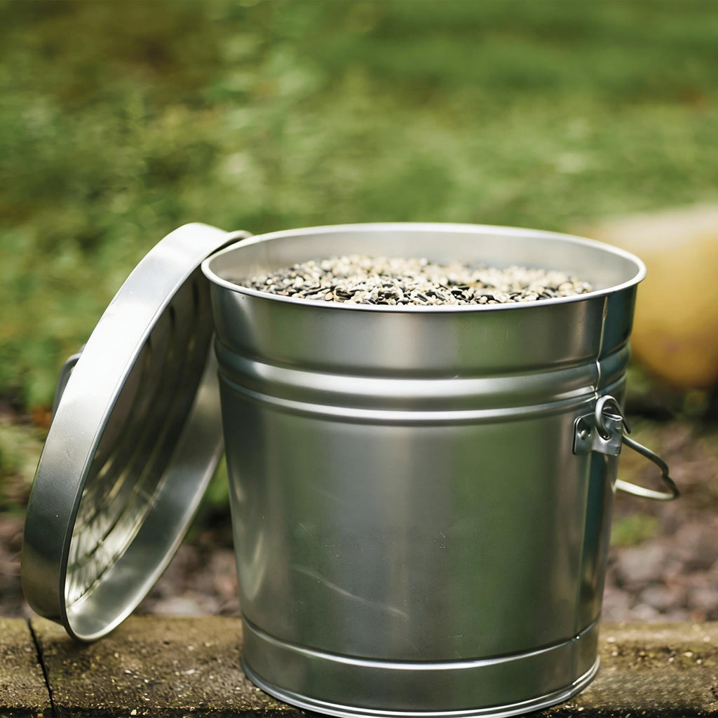 6 Gallon Galvanized Steel Storage Can with Locking Lid A866779