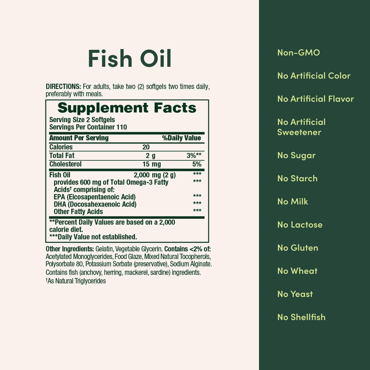Fish Oil 220 Count O47048